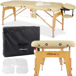 Sofia Light inklapbare massagetafel 60 cm Comfy Base beige Habys