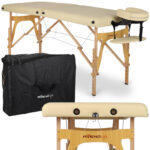 Sonia inklapbare massagetafel 60 cm Comfy Base beige Habys