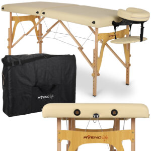 Sonia inklapbare massagetafel 60 cm Comfy Base beige Habys