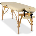 Sonia inklapbare massagetafel 60 cm Comfy Base beige Habys