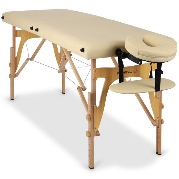 Sonia inklapbare massagetafel 60 cm Comfy Base beige Habys