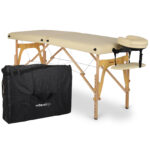 Sonia inklapbare massagetafel 60 cm Comfy Base beige Habys