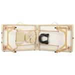 Sonia inklapbare massagetafel 60 cm Comfy Base beige Habys
