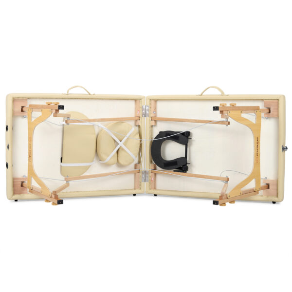 Sonia inklapbare massagetafel 60 cm Comfy Base beige Habys