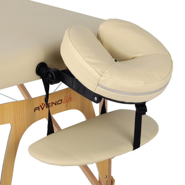 Sonia inklapbare massagetafel 60 cm Comfy Base beige Habys