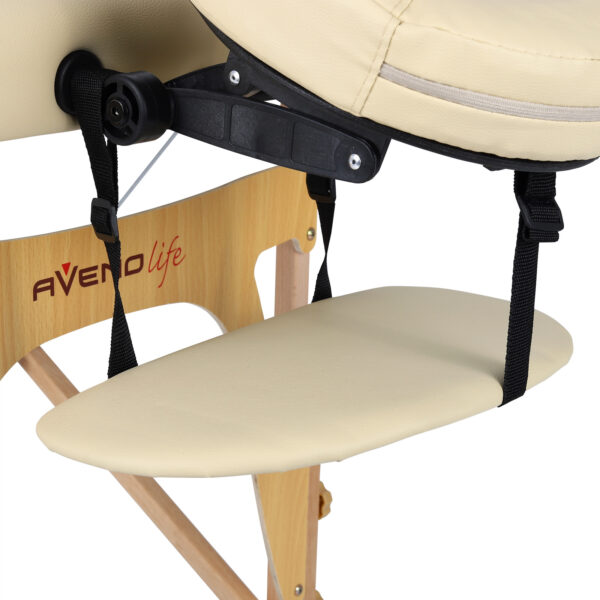 Sonia inklapbare massagetafel 60 cm Comfy Base beige Habys
