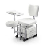 TENDY pedicurestoel multifunctioneel met kruk WEELKO