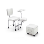 TENDY pedicurestoel multifunctioneel met kruk WEELKO