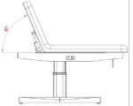 TRAPP + elektrische massagetafel 2 motoren wit WEELKO