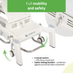 Upright Chiro Z7 elektrische behandeltafel 7-delig grijs Habys