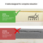 Vera inklapbare massagetafel 60 cm zwart Habys