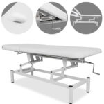 VIGO 2 massagetafel verstelbare rugleuning wit Habys