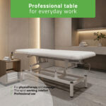 VIGO 2 massagetafel verstelbare rugleuning wit Habys