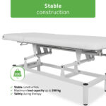 VIGO 2 massagetafel verstelbare rugleuning wit Habys
