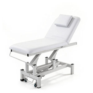 VITAL elektrische massagetafel 2-delig verrijdbaar WEELKO