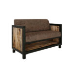 Wachtbank houten bruin MUDI