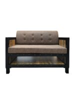 Wachtbank houten bruin MUDI