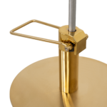 WHIM RG kappersstoel gouden onderstel beige MUDI