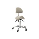 Zadelkruk met rugleuning ergonomisch kantelbare zitting NAGGURA
