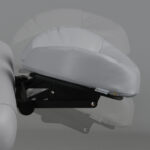 Aero inklapbare massagetafel 60 cm grijs Habys
