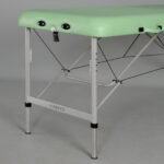 Aero inklapbare massagetafel 70 cm aluminium frame groen Habys