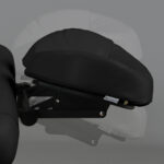 Aero inklapbare massagetafel 70 cm lichtgewicht zwart Habys