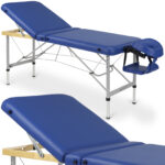 Aero Plus inklapbare massagetafel 60 cm donkerblauw Habys