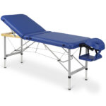 Aero Plus inklapbare massagetafel 60 cm donkerblauw Habys