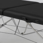 Aero Stabila inklapbare massagetafel 60 cm aluminium zwart Habys