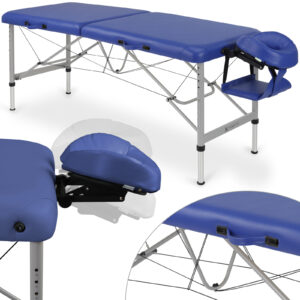 Aero Stabila inklapbare massagetafel 60 cm marineblauw Habys