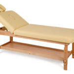 Alexa houten massagebank beige Habys
