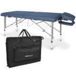 Altus 60 inklapbare massagetafel aluminium lichtgroen Habys