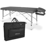 Altus 70 inklapbare massagetafel aluminium antraciet Habys