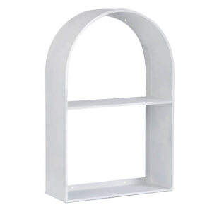 Arch wandplank boogvormig wit Comfortel