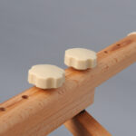 Aura inklapbare massagetafel kantelbare rugleuning beige Habys