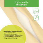 Aveno Life halfronde rol 60x18x12 cm beige Habys