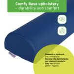 Aveno Life halfronde steunrol blauw Habys