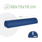 Aveno Life halfronde steunrol blauw Habys