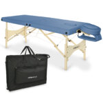 Aveno Life inklapbare massagetafel 70 cm lichtgroen Habys