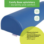 Aveno Life steunrol 60 cm halfrond blauw Habys