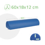Aveno Life steunrol 60 cm halfrond blauw Habys