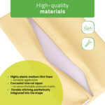 Aveno Life steunrol halfronde beige Habys