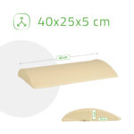 Aveno Life steunrol halfronde beige Habys
