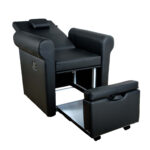 AVENTUR pedicurestoel met hydromassage zwart DD Wellness