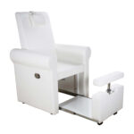 AVENTUR pedicurestoel met voetenbad wit DD Wellness