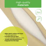 Bolster 12x60 cm beige Habys