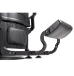 BUZZ barberstoel ronde voetplaat zwart MUDI