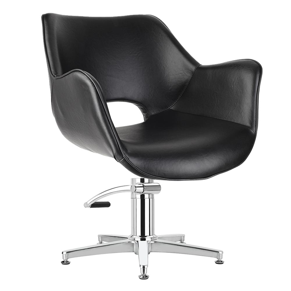 Chloe kappersstoel retro zwart Comfortel Chloe kappersstoel retro zwart Comfortel