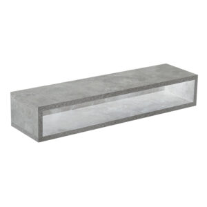 Double wandplank steenlook grijs Comfortel