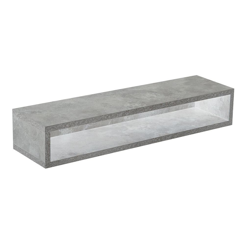 Double wandplank steenlook grijs Comfortel Double wandplank steenlook grijs Comfortel